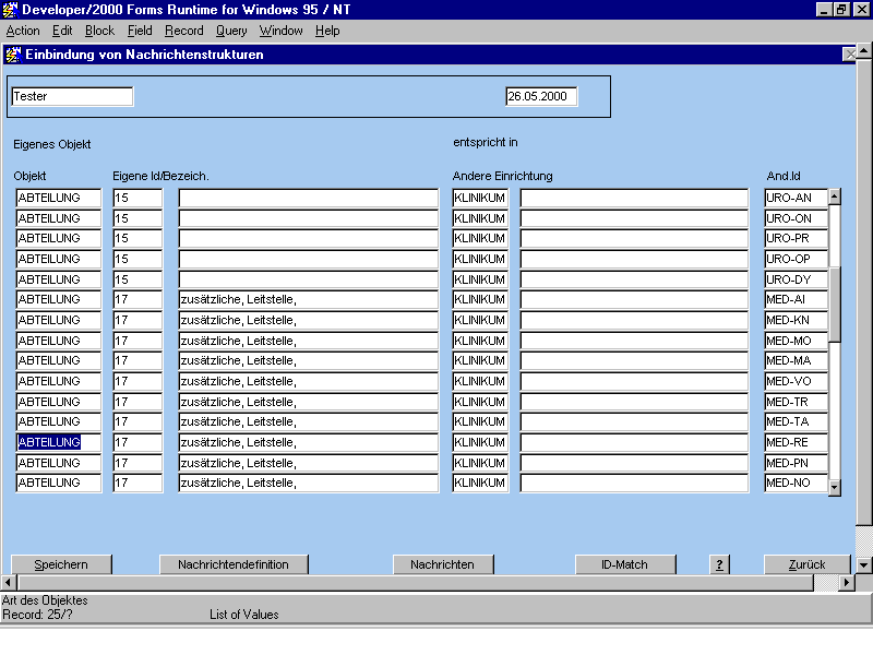 [Tabelle ID_MATCH f�llen]